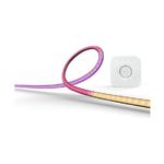 Philips Hue White and Color Ambiance Lightstrip Gradient per PC 24 -27" Confezione da 3 strisce Starter kit + Hue Bridge