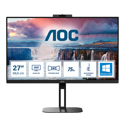 AOC-V5-Q27V5CW-BK-Monitor-PC-686-cm--27---2560-x-1440-Pixel-Quad-HD-LED-Nero