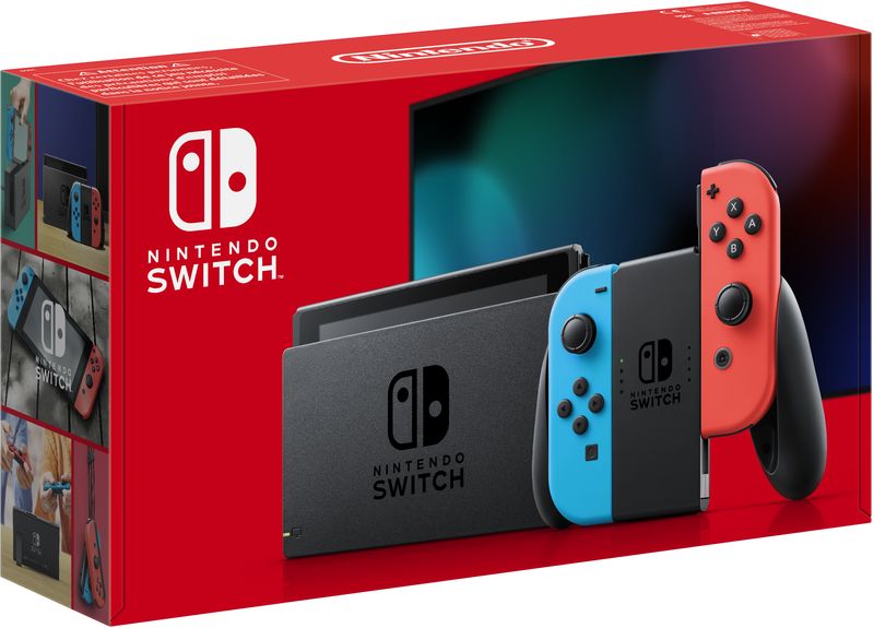 Nintendo-Switch-Rosso-Neon-Blu-Neon--ed.2022--schermo-6.2-pollici--Switch-Portable-Game-Console---15.8-Cm--6.2--32-Gb--
