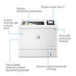 HP-Color-LaserJet-Enterprise-Stampante-Enterprise-Color-LaserJet-M554dn-Color-Stampante-per-Stampa-Porta-USB-frontale-Stampa-fronte-retro