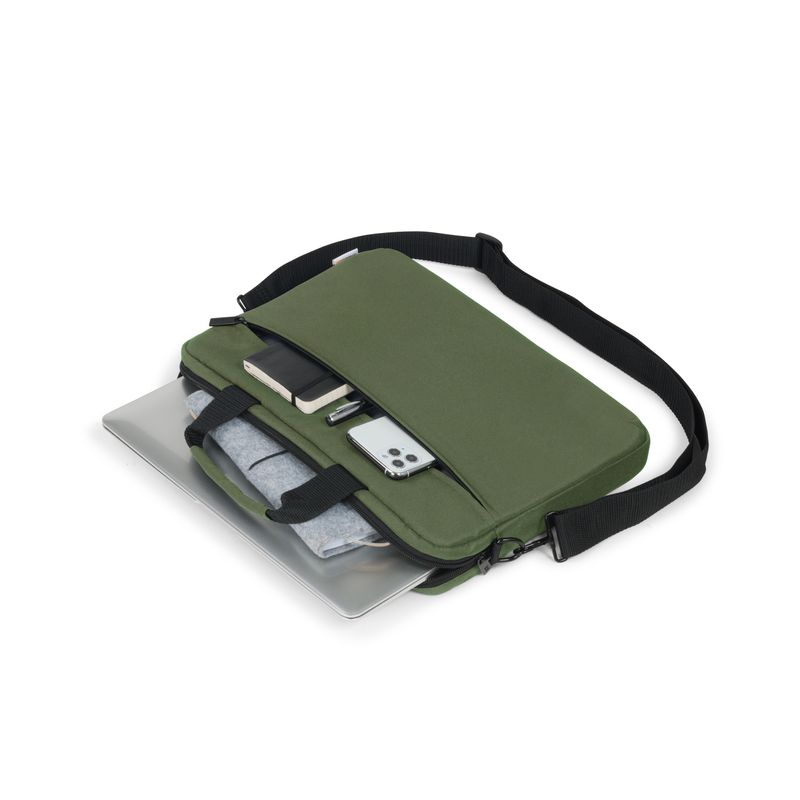 DICOTA-D31959-borsa-per-laptop-358-cm--14.1--Valigetta-ventiquattrore-Verde--BASE-XX-SLIM-CASE-13-14.1IN---OLIVE-GREEN-