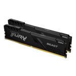 Kingston Fury Kingston Technology FURY 32GB 3200MT/s DDR4 CL16 DIMM (Kit da 2) 1Gx8 Beast Black