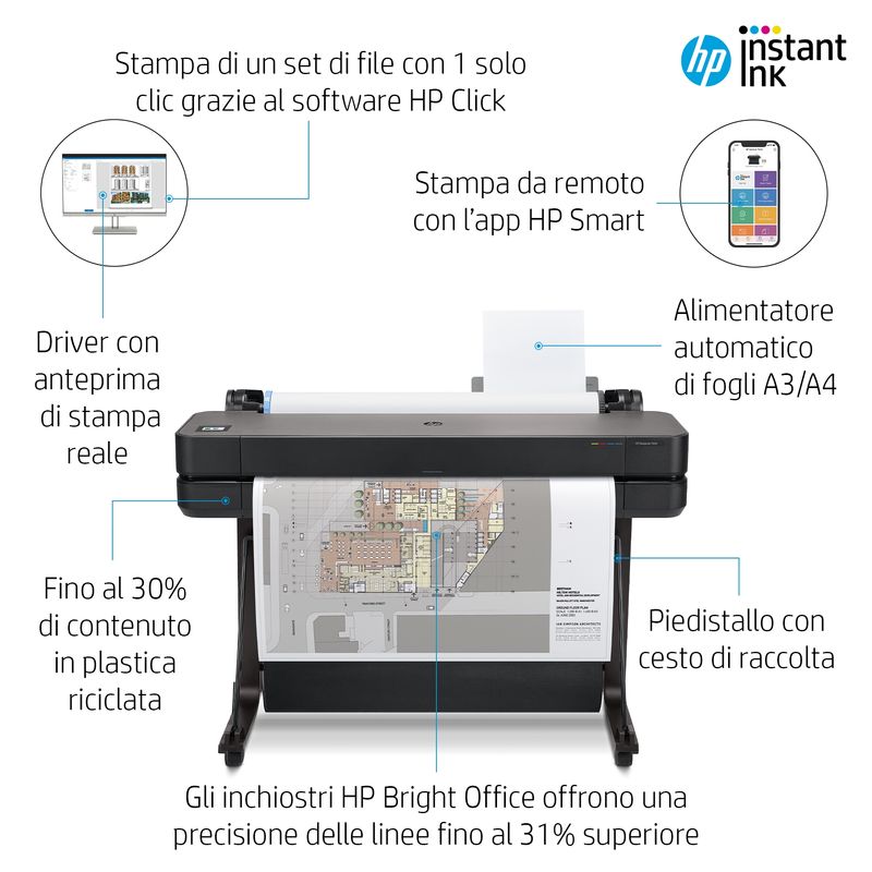 HP-Designjet-Stampante-T630-da-24”