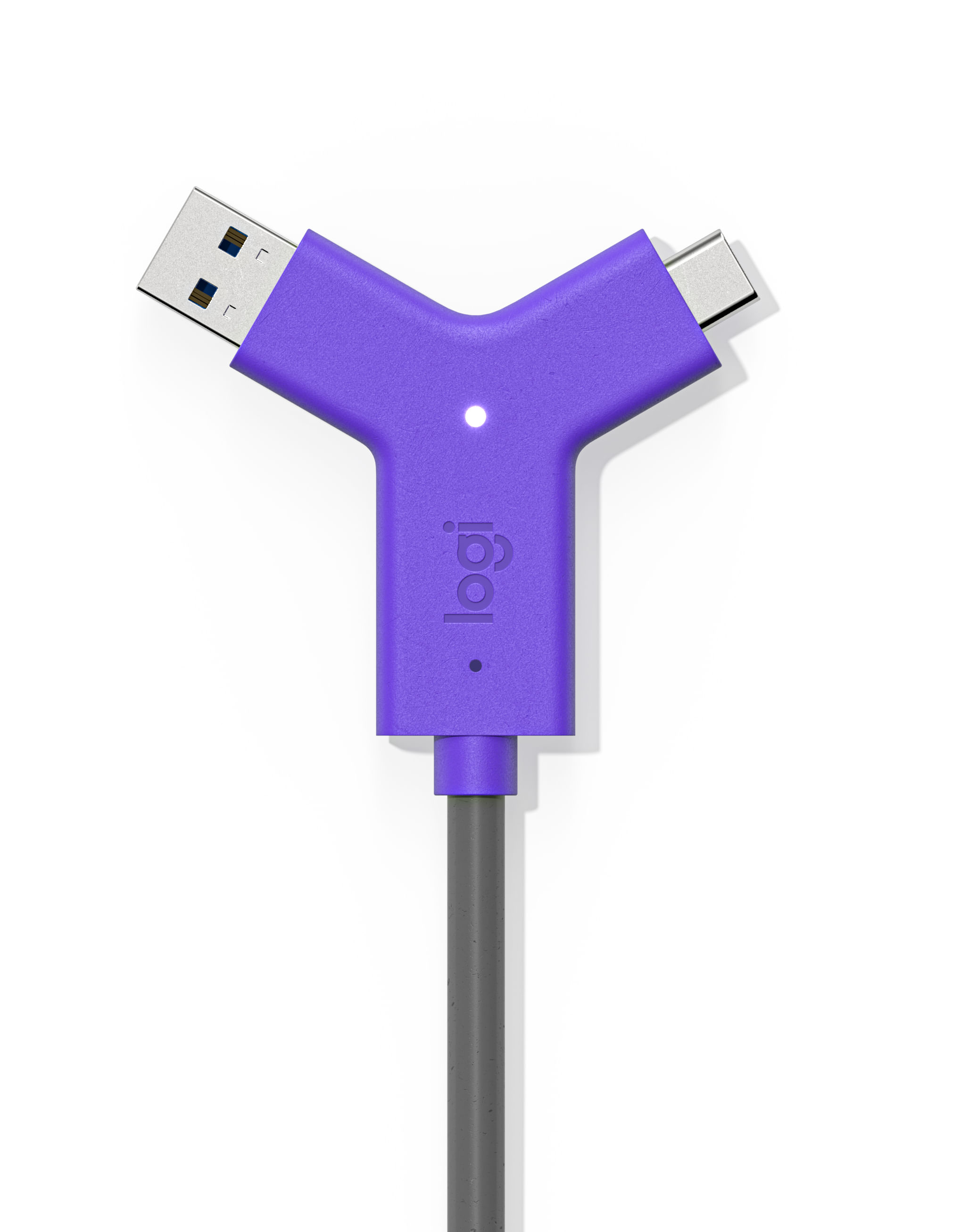 Logitech Swytch - Concentratore (hub) - 2 x HDMI + 1 x SuperSpeed USB + 2 x USB-C - Ufficio di presidenza