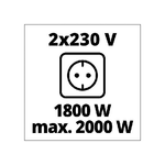 Einhell-TC-IG-2000-gruppo-elettrogeno-2000-W-4-L-Benzina-Rosso