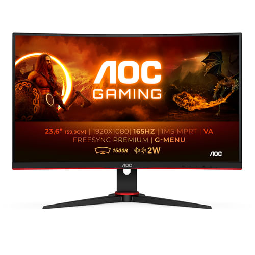 AOC-G2-C24G2AE-BK-Monitor-PC-599-cm--23.6---1920-x-1080-Pixel-Full-HD-LED-Nero-Rosso