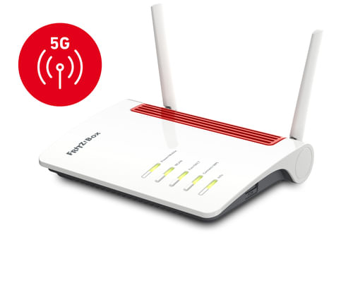 FRITZ-Box-6850-5G-router-wireless-Gigabit-Ethernet-Dual-band--2.4-GHz-5-GHz--Nero-Rosso-Bianco