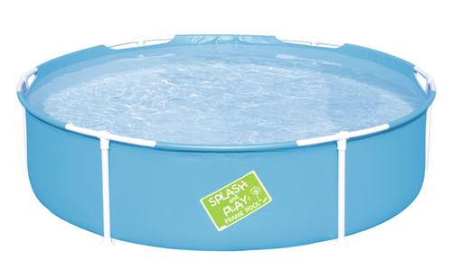 Piscina-per-Bambini-Rotonda-152x38-h-Struttura-in-Acciaio-Acqua-Steel-Pro-Frame