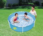 Piscina-per-Bambini-Rotonda-152x38-h-Struttura-in-Acciaio-Acqua-Steel-Pro-Frame