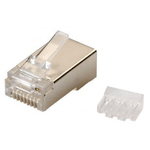 Lanview LVN125419 cavo di collegamento RJ45 Metallico (RJ45 FTP plug Cat6 for AWG - 24-26 solid/stranded - conductor 10p