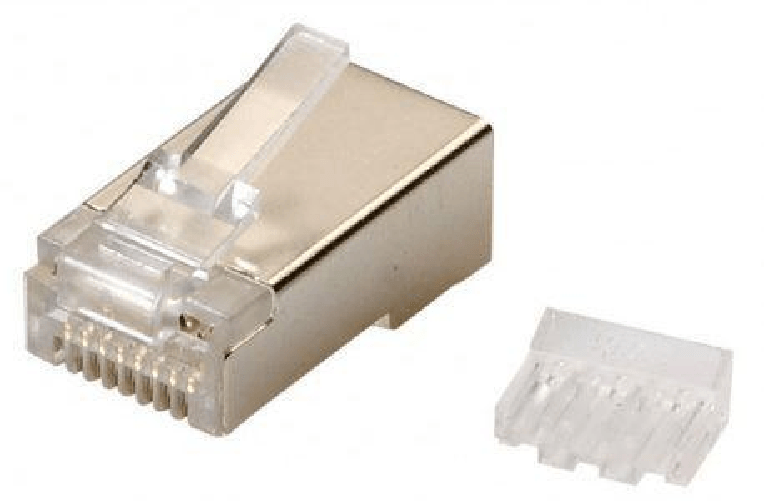 Lanview-LVN125419-cavo-di-collegamento-RJ45-Metallico--RJ45-FTP-plug-Cat6-for-AWG---24-26-solid-stranded---conductor-10p