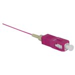 Lanview LVO231805 cavo a fibre ottiche 2 m SC OM4 Magenta (SC/UPC Pigtail Multimode 2m - OM4 50/125 PVC EASY STRIP - War