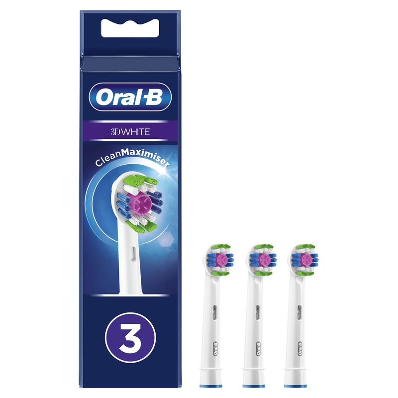 Oral-B-3D-White-Testine-Di-Ricambio-Con-Tecnologia-CleanMaximiser-Confezione-Da-3-Pezzi