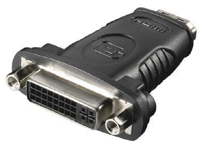 Microconnect-HDM19F24F-adattatore-per-inversione-del-genere-dei-cavi-HDMI-DVI-D-Nero--HDMI-19---DVI-D-24-5-F-F---Adapter