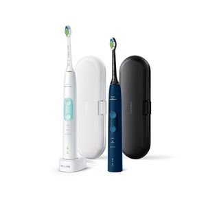 Philips Sonicare ProtectiveClean 5100 4500 series Spazzolini Elettrico Sonici, con custodia da viaggio