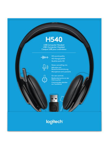 Logitech-H540-Auricolare-Cablato-A-Padiglione-Ufficio-USB-tipo-A-Nero