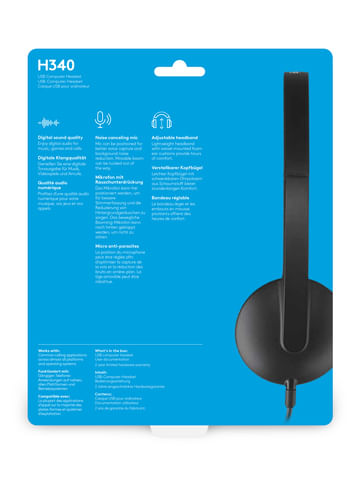 Logitech-H340-Auricolare-Cablato-A-Padiglione-Ufficio-USB-tipo-A-Nero