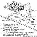 Bosch-Serie-6-PCQ7A5B90-Piano-cottura-a-gas-75-cm-Acciaio-inox