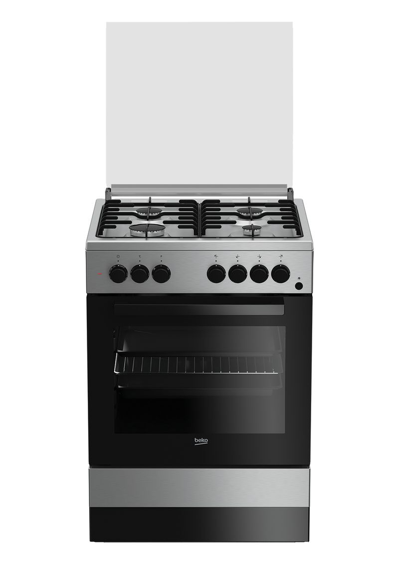 Beko-FSE62110DX-cucina-Elettrico-Gas-Acciaio-inossidabile-A