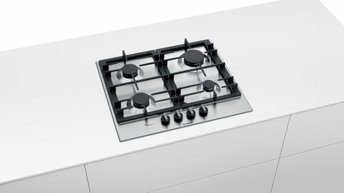 Bosch-Serie-6-PCP6A5B90-Piano-cottura-a-gas-60-cm-Acciaio-inox