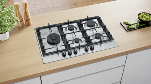 Bosch-Serie-6-PCS7A5B90-Piano-cottura-a-gas-75-cm-Acciaio-inox