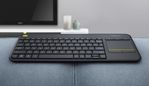 Logitech-K400-Plus-Tv-tastiera-RF-Wireless-QWERTY-Inglese-UK-Nero