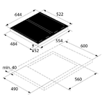 Asko-HI1655G-Nero-Da-incasso-Piano-cottura-a-induzione-4-Fornello-i-