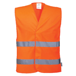 HI-VIS 2 BAND VEST (GILET ALTA VISIBILITA' 2 BANDE) - TG. XX/3X