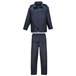 PVC COATED RAIN SUIT (COMPLETO IMPERMEABILE ESSENTIALS - 2 PEZZI) - TG XXXL