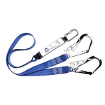 DOUBLE LANYARD WEBBING (CORDINO TESSILE DOPPIO CON ASSORBITORE)