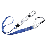 WEBBING LANYARD (CORDINO SINGOLO A CINGHIA CON ASSORBITORE)