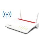 Avm FRITZ!Box 6890 LTE INT router wireless Gigabit Ethernet Dual-band (2.4 GHz/5 GHz) 4G Rosso, Bianco