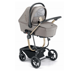 Cam Trio Taski Sport Grigio Telaio Oro T868 Carrozzina Passeggino Ovetto e Borsa