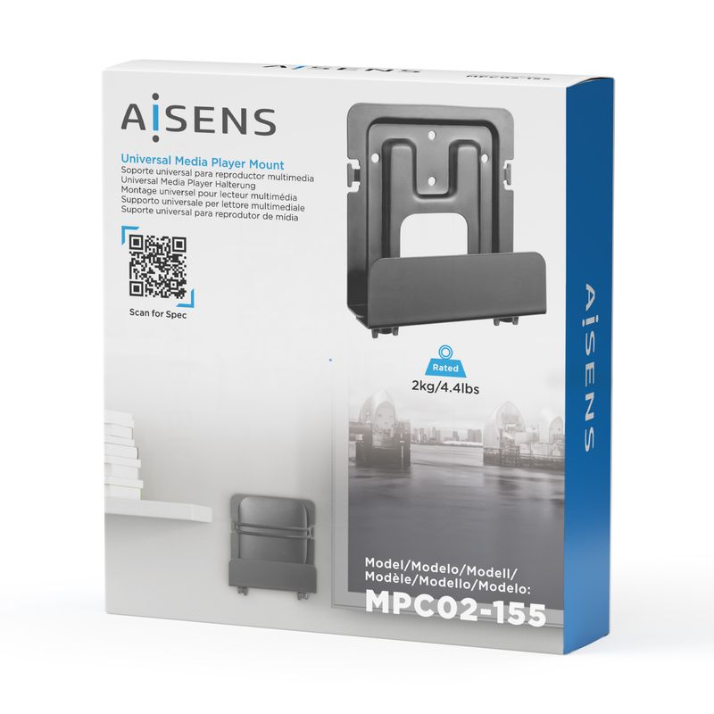 AISENS-MPC02-155-supporto-per-CPU-Supporto-CPU-a-parete-Nero