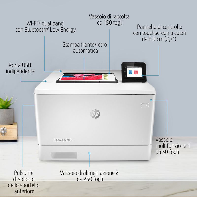 HP-Color-LaserJet-Pro-Stampante-M454dn