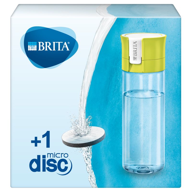 Brita-Fill-and-Go-Vital-Brita-Fill-and-Go-Vital-Pink-Bottiglia-con-Filtro-Lime-Trasparente