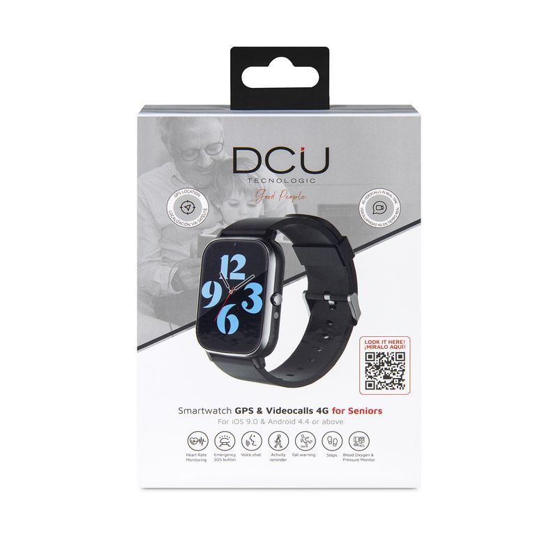 DCU-Advance-Tecnologic-34159045-smartwatch-e-orologio-sportivo-429-cm--1.69--LCD-26-mm-Digitale-360-x-360-Pixel-Touch-screen-4G-Grigio-GPS--satellitare-