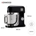 Kenwood-KMX750AB-sbattitore-Sbattitore-con-base-1000-W-Nero-Argento