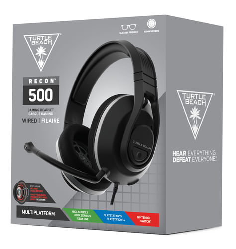 Turtle-Beach-Recon-500-Auricolare-Cablato-A-Padiglione-Giocare-Nero