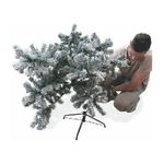 Albero di natale Sestriere Innevato 210 cm 748 rami in pvc