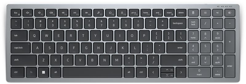 DELL-KB740-tastiera-Ufficio-RF-senza-fili---Bluetooth-QWERTY-Italiano-Grigio-Nero