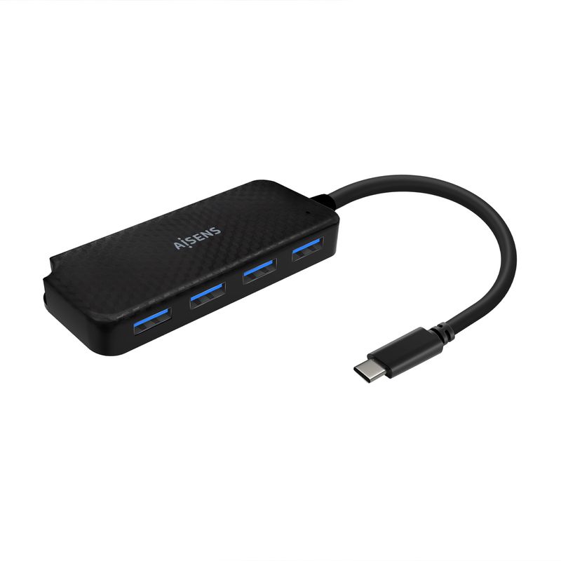 AISENS-A109-0715-hub-di-interfaccia-USB-3.2-Gen-1--3.1-Gen-1--Type-C-5000-Mbit-s-Nero