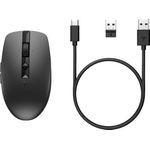 HP 710 Mouse Silenzioso Ricaricabile - Design Compatto e Autonomia Fino a 90 Giorni