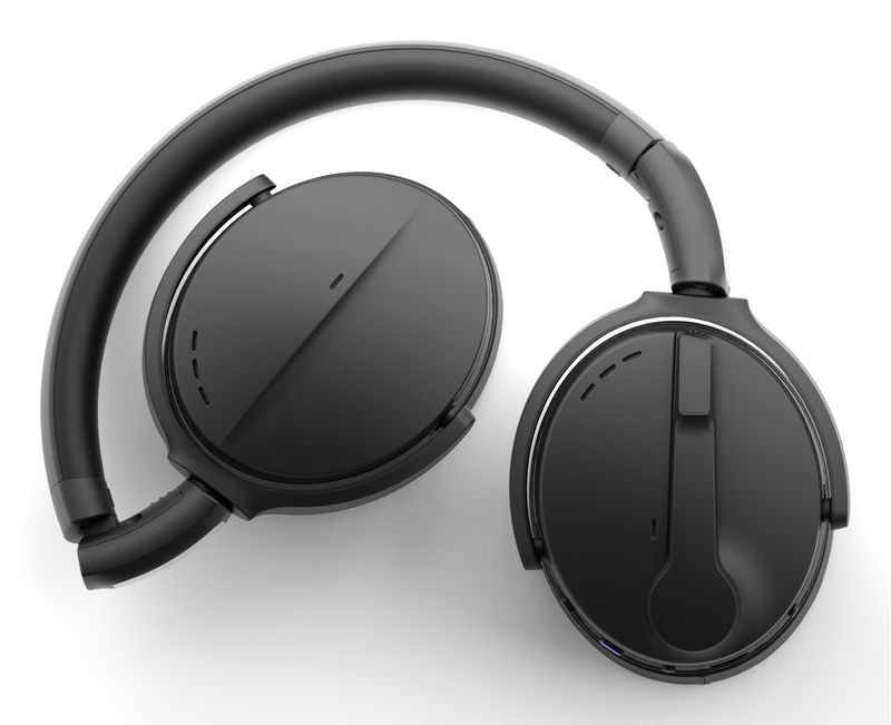 Sennheiser-Adapt-560-II-Auricolare-con-Cavo-e-Senza-Cavo-A-Padiglione-Ufficio-Usb-Tipo-c-Bluetooth-Nero