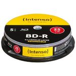 Intenso 5001111 disco vergine Blu-Ray BD-R 25 GB 5 pz