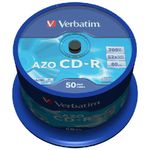 Verbatim CD-R AZO Crystal 700 MB 50 pz