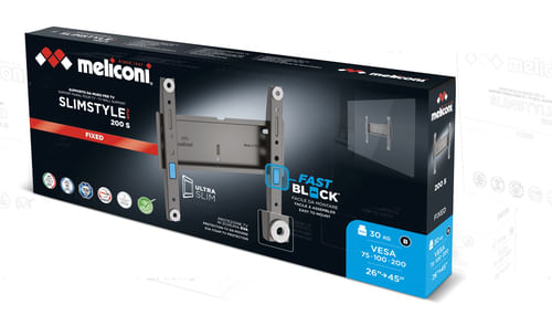 Meliconi-480986-Supporto-TV-a-parete-1143-cm--45--Nero