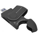 Conceptronic StreamVault BIAN04B lettore di schede USB 3.2 Gen 1 (3.1 Gen 1) Type-A Nero