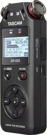 Tascam-DR-05X-dittafono-Flash-card-Nero