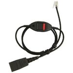 Jabra 8800-01-20 Cavo per Cuffie RJ-10 a Disconnessione Rapida 1mt